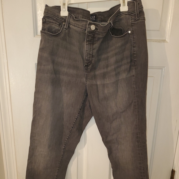 Gap true skinny dark grey Jean size 33L - Picture 2 of 3